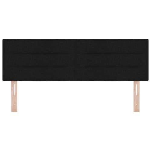 Tapecirani naslon za glavu s linijama crne boje 160 cm Cijena