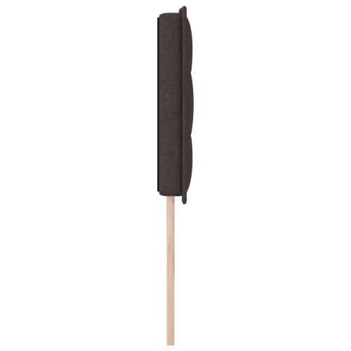 Uzglavlje s linijskim dizajnom tamnosmeđe boje 160 cm tkanina Cijena