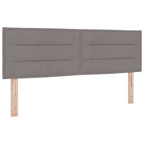 Naslon za glavu s dizajnom linija taupe 160 cm tkanina Cijena