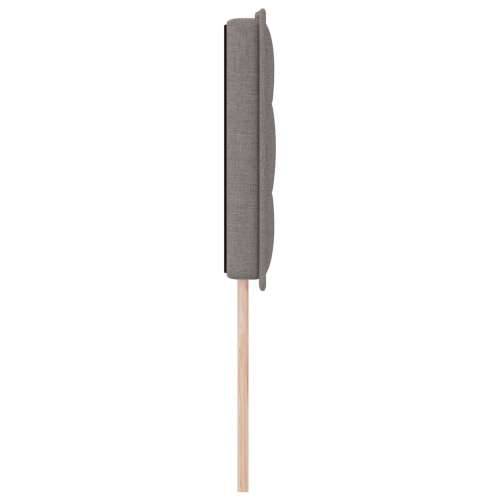 Naslon za glavu s dizajnom linija taupe 160 cm tkanina Cijena