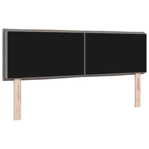 Naslon za glavu s dizajnom linija taupe 160 cm tkanina Cijena