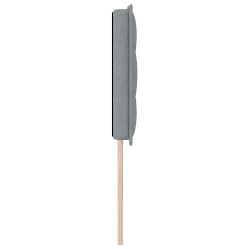 Naslon za glavu s dizajnom linija svjetlosiva 180 cm tkanina Cijena