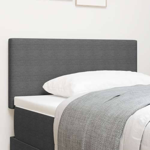 Uzglavlje Sirovi Dizajn Svjetlosiva 90 cm Tkanina Corduroy Cijena