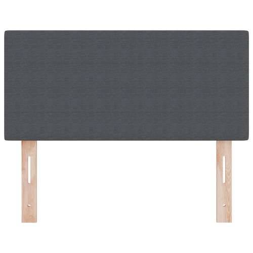 Naslon za glavu S Plain Dizajn Tamno Siva 100 cm Od Corduroy Tkanine Cijena