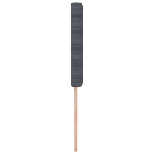 Naslon za glavu S Plain Dizajn Tamno Siva 100 cm Od Corduroy Tkanine Cijena