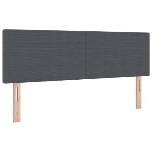 Naslon za glavu Plain dizajn tamno siva 160 cm tkanina od kordura Cijena