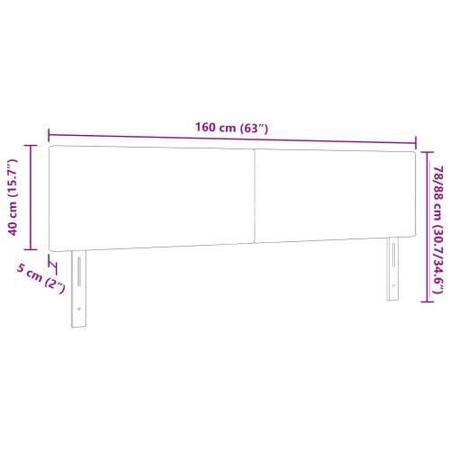 Uzglavlje Jednostavni Dizajn Svijetlozelena Siva 160 cm Frotir Cijena