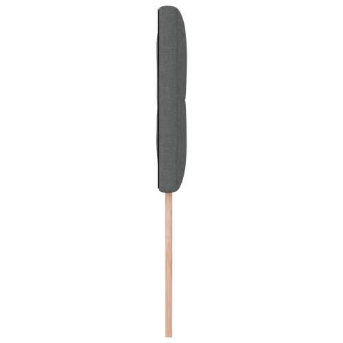 Uzglavlje s gumbima tamno sivo 80 cm tkanina Cijena