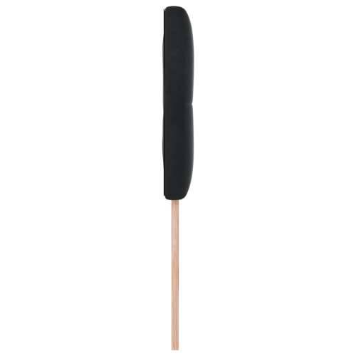 Uzglavlje s gumbima crno 80 cm baršun Cijena