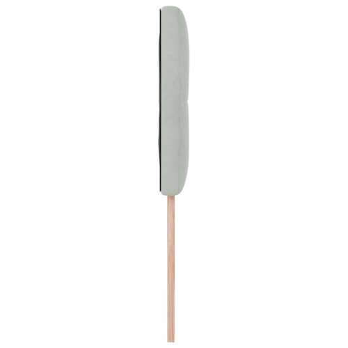 Naslon za glavu s gumbićima svjetlosive 90 cm od velura Cijena
