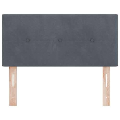 Uzglavlje s gumbima Tamno sivo 90 cm Samt Cijena