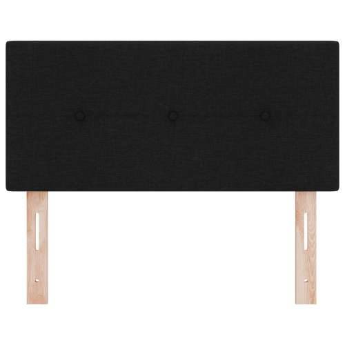 Naslon za glavu s gumbima, crn, 100 cm, tkanina Cijena