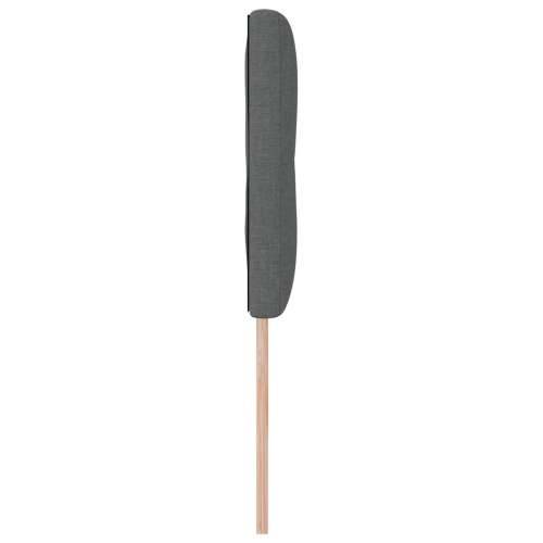 Tapecirani naslon za glavu s dugmadi, tamno sivi, 140 cm Cijena