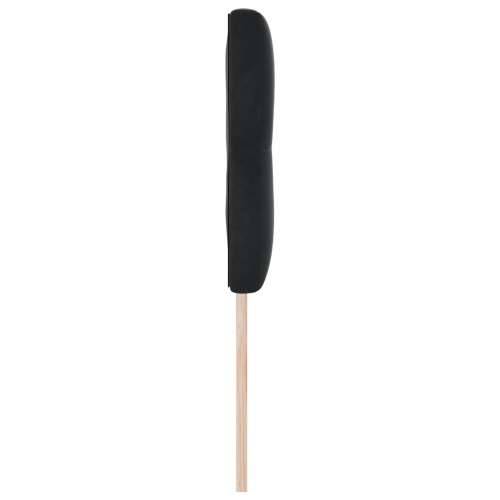Naslon za glavu s gumbima, crni, 140 cm, baršun Cijena