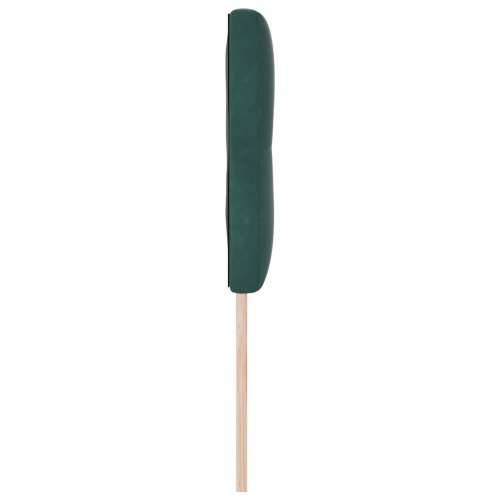 Naslon za glavu s gumbima, tamno zelena, 140 cm, baršun Cijena