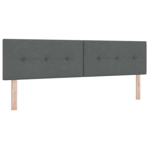 Naslon za glavu s dugim gumbima Tamno siva 180 cm Tkanina Cijena