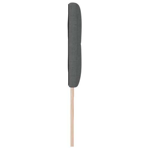 Naslon za glavu s dugim gumbima Tamno siva 180 cm Tkanina Cijena