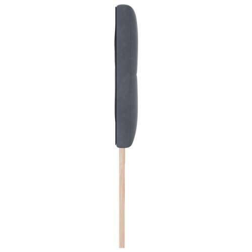 Naslon za glavu s gumbima, tamnosivi, 180 cm, baršun Cijena