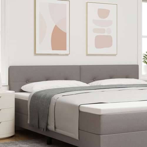 Naslon za glavu s gumbe, taupe, 200 cm, tkanina Cijena