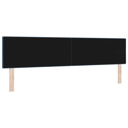 Naslon za glavu s gumbima plavi 200 cm tkanina Cijena