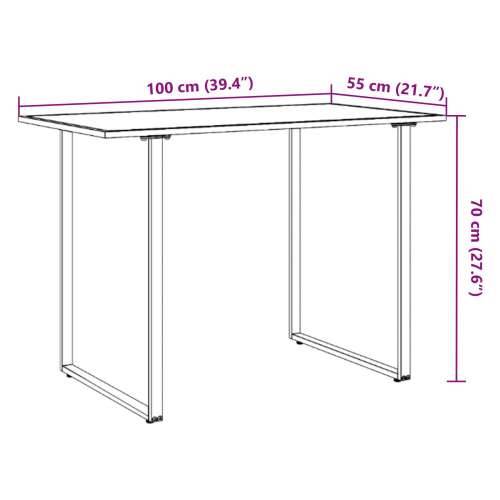 Vrtni stol smeđi 100x55x70 cm Cijena