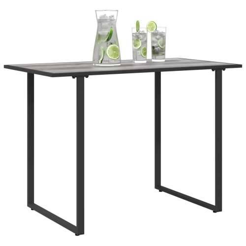 Sivi vrtni stol 100x55x70 cm DPC i čelik Cijena