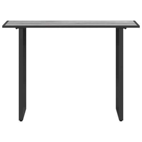 Sivi vrtni stol 100x55x70 cm DPC i čelik Cijena