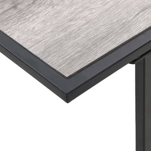 Sivi vrtni stol 100x55x70 cm DPC i čelik Cijena