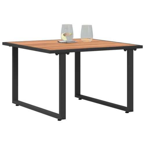 Smeđi vrtni stol 55x55x35 cm DPC i čelik Cijena