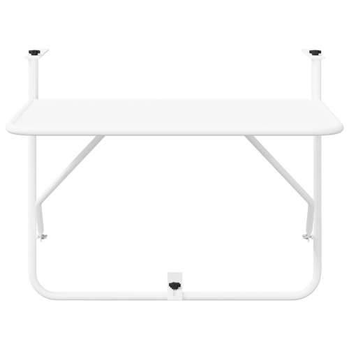 Ovisni Balkon Stol Sklopivi Bijeli 60x40 cm Čelik Cijena