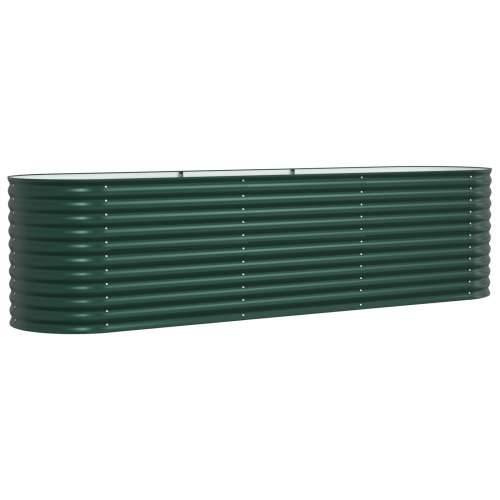 Vrtna povišena gredica Zelena 320x80x81 cm od pocinčanog čelika Cijena
