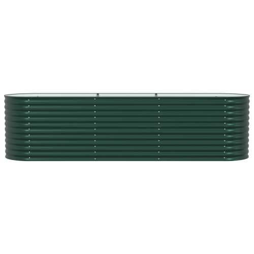 Vrtna povišena gredica Zelena 320x80x81 cm od pocinčanog čelika Cijena