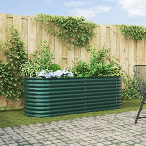 Vrtni povišeni krevet Zeleno 240x80x81 cm Galvanizirano čelik Cijena