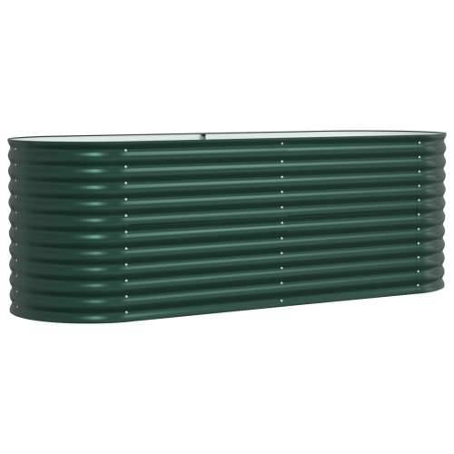 Vrtni povišeni krevet Zeleno 240x80x81 cm Galvanizirano čelik Cijena