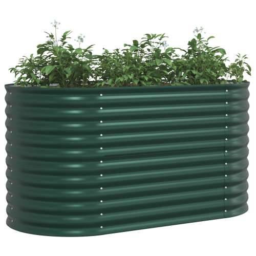 Gredica za vrt Zelena 160x80x81 cm Galvanizirani čelik Cijena