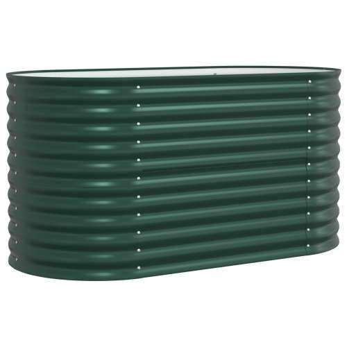 Gredica za vrt Zelena 160x80x81 cm Galvanizirani čelik Cijena