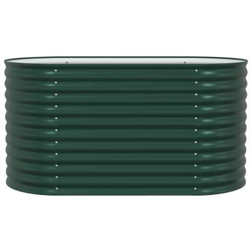 Gredica za vrt Zelena 160x80x81 cm Galvanizirani čelik Cijena