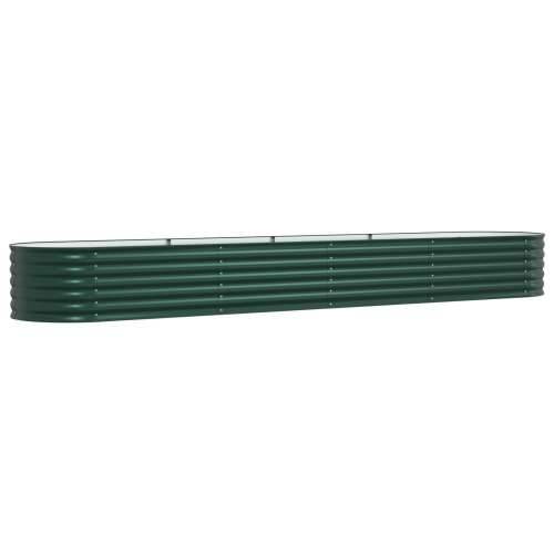 Vrtni povišeni krevet Zeleni 400x80x44 cm Galvanizirani čelik Cijena