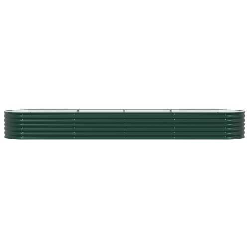 Vrtni povišeni krevet Zeleni 400x80x44 cm Galvanizirani čelik Cijena