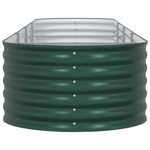 Vrtni povišeni krevet Zeleni 400x80x44 cm Galvanizirani čelik Cijena