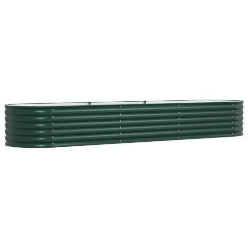 Vrtni povišeni krevet Zeleni 320x80x44 cm Galvanizirani čelik Cijena