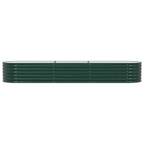 Vrtni povišeni krevet Zeleni 320x80x44 cm Galvanizirani čelik Cijena