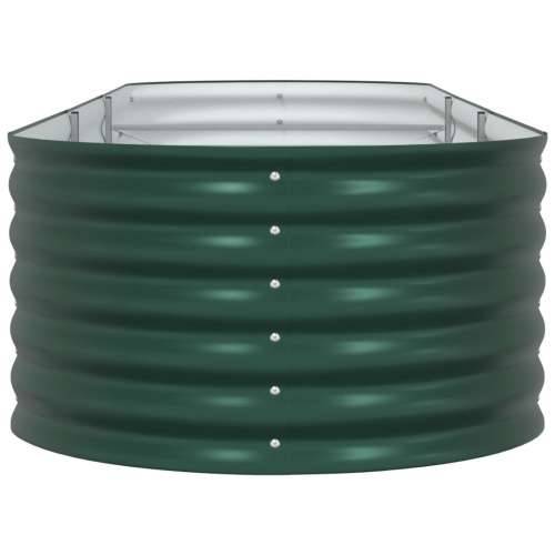 Vrtni povišeni krevet Zeleni 320x80x44 cm Galvanizirani čelik Cijena