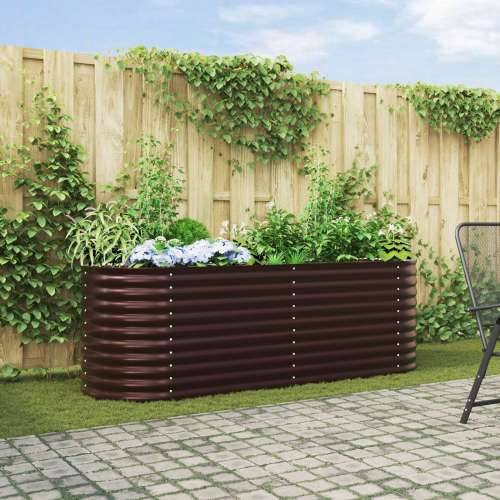 Vrtni Uzgajivač Smeđi 240x80x81 cm Galvanizirani Čelik Cijena