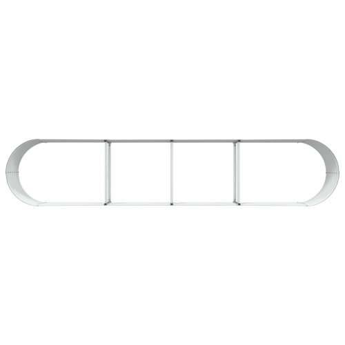 Vrtni Povišeni Krevet Smeđa Boja 400x80x44 cm Galvanizirani Čelik Cijena