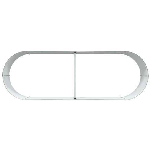 Vrtna povišena gredica smeđa 240x80x44 cm Galvanizirani čelik Cijena