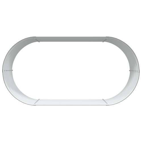 Vrtni povišeni krevet smeđi 160x80x44 cm od galvaniziranog čelika Cijena