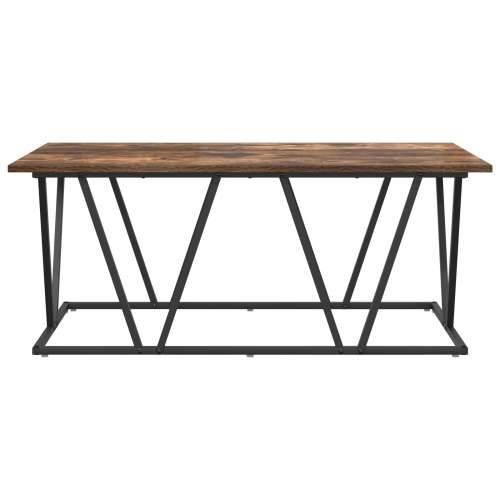 Stolić za kavu od dimljenog hrasta 100x50x40 cm odabranih drva i metala Cijena