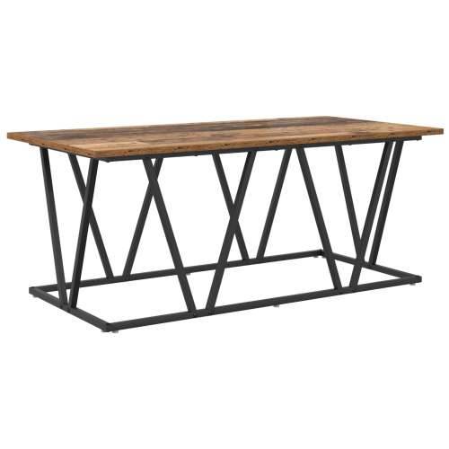 Stolić za kavu od starog drveta 100x50x40 cm - kvalitetna drvena i metalna konstrukcija Cijena