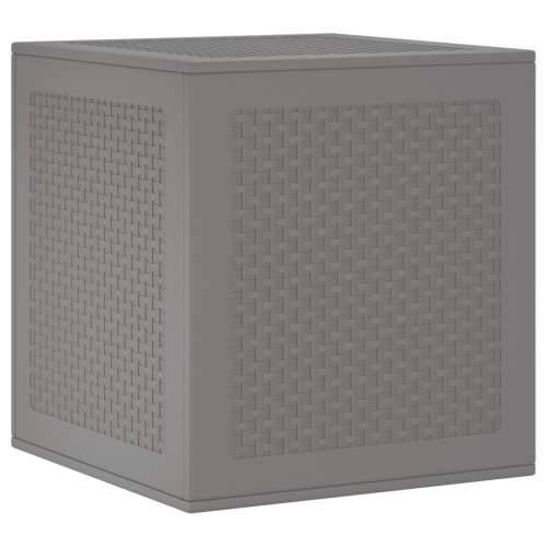 Kutija za pohranu u vrtu Svjetlosiva 55x53x57 cm PP Cijena